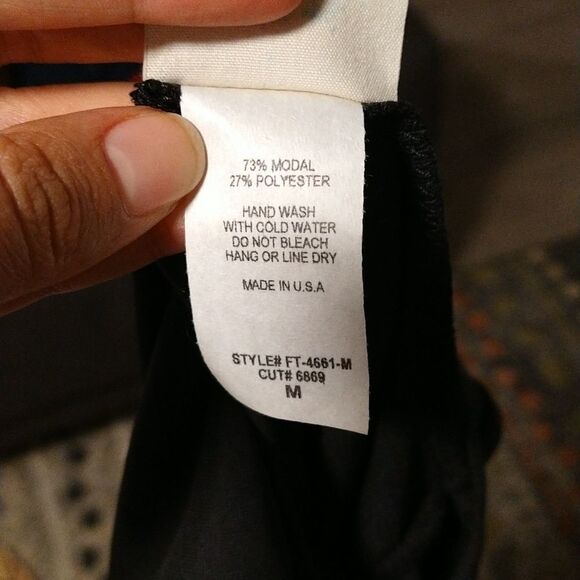 Women's Tunic Tank Top High Low Black Size Small - Picture 7 of 8